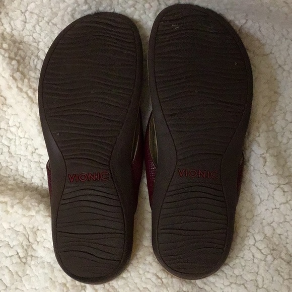 VIONIC BELLA 11 LIZARD ORTHO REDBOW 7 - Picture 6 of 7